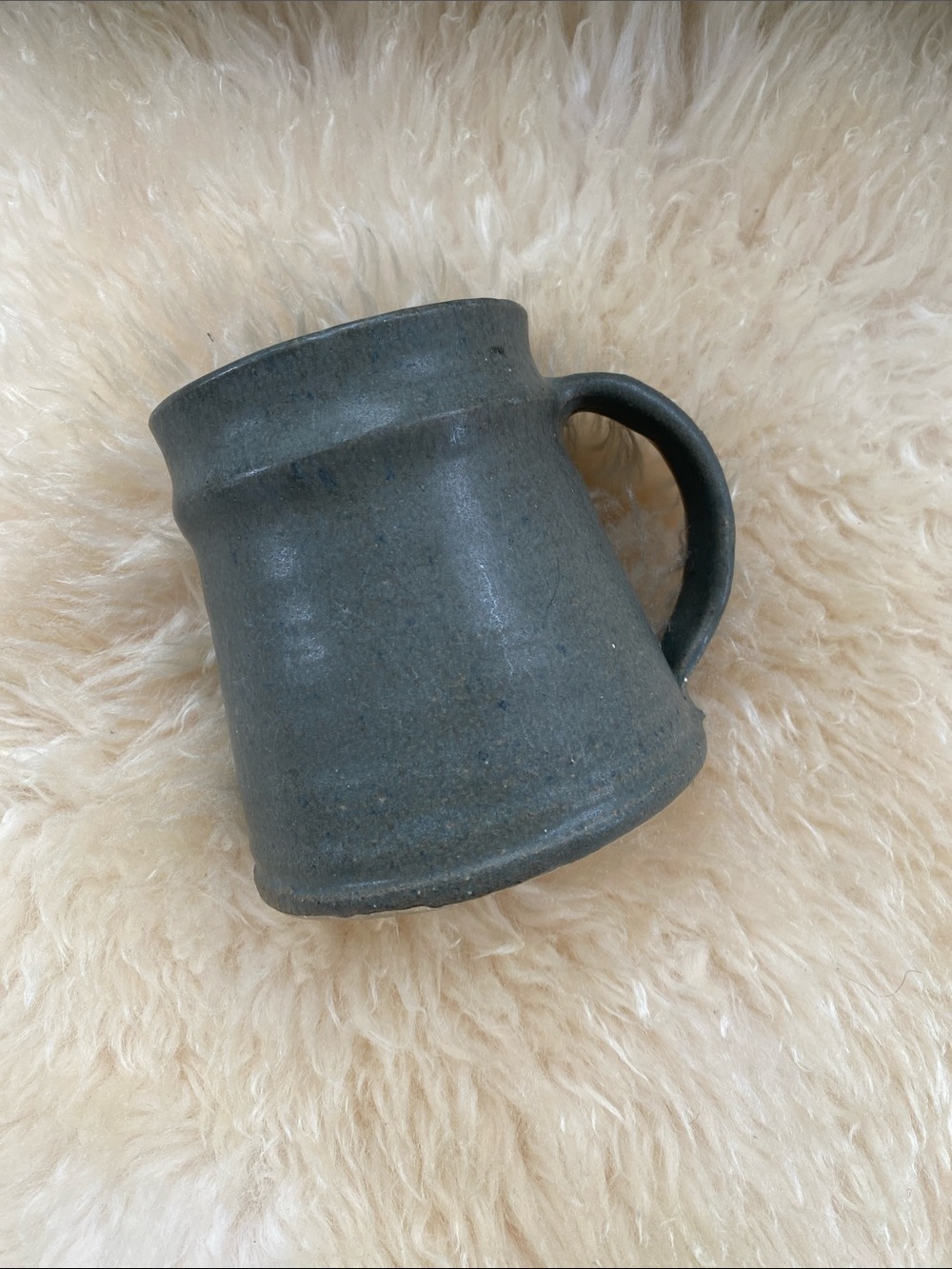 Handmade Stoneware Ceramic Mug in Matte Slate